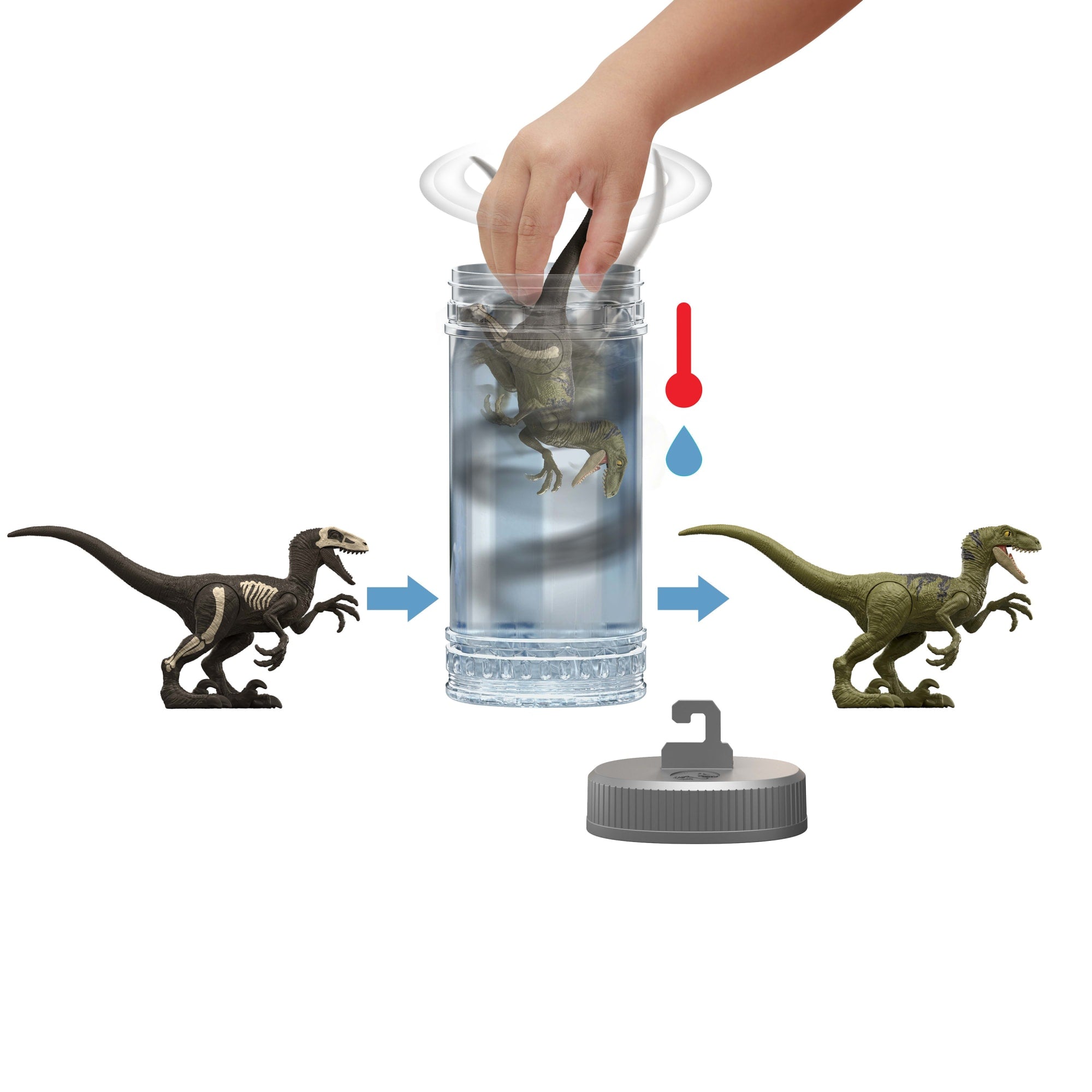 Jurassic World-Assortiment Dino Color Reveal-Dinosaures Surprises