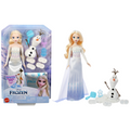 Disney Frozen Elsa & Olaf Adventures With Elsa Doll, Olaf Figure, Moldable Sand & 4 Stampers
