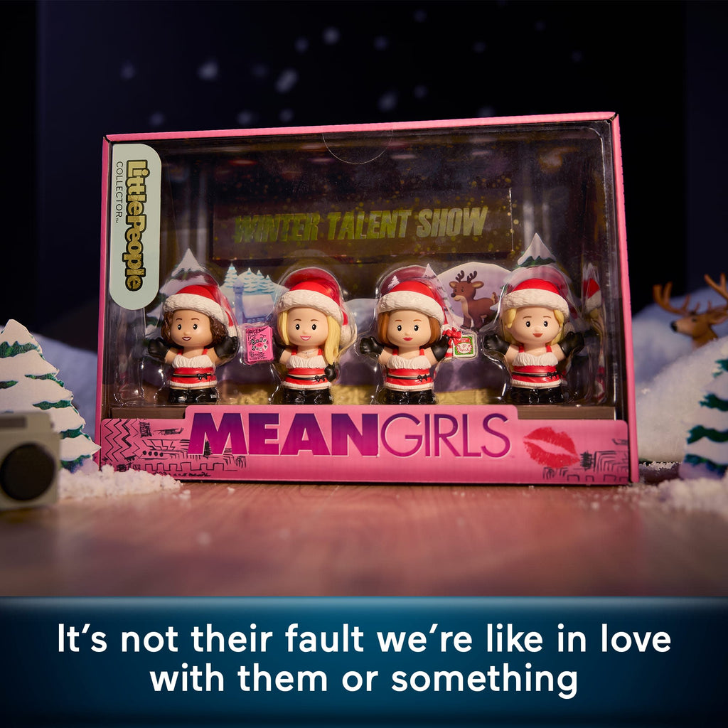 Little People Collector Mean Girls Movie Special Edition Holiday Set For Adults & Fans, 4 Figures