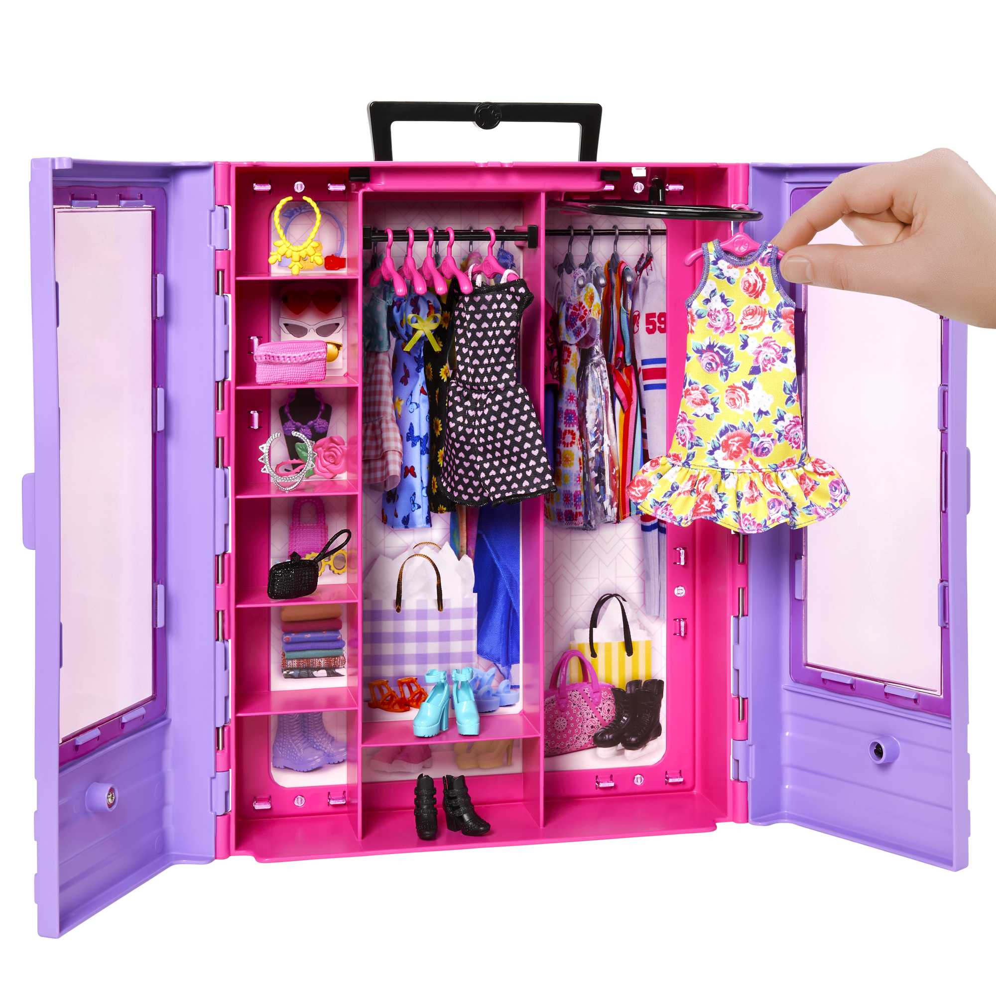 Barbie Fashion & Beauty Set de Juego Clóset de Lujo con Muñeca