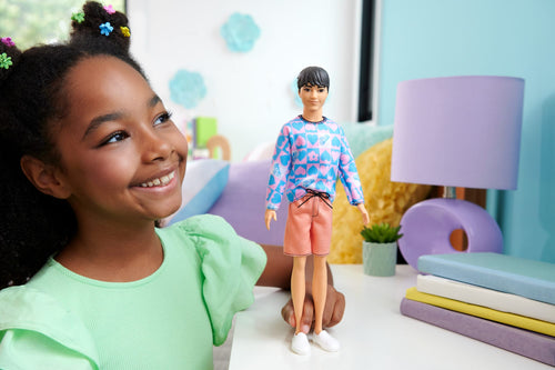 Barbie  Fashionistas  Ken  Poupée 219, Silhouette Élancée