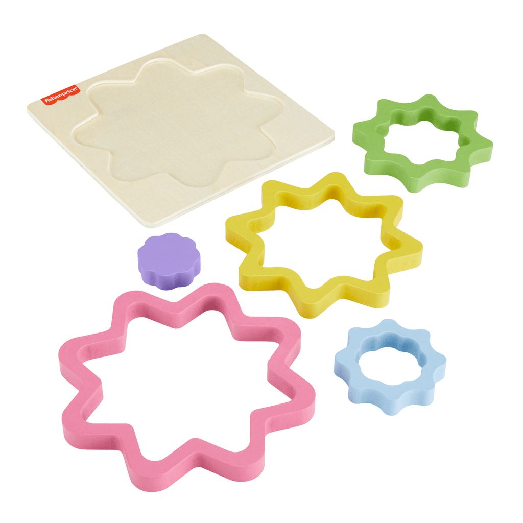 Fisher-Price Juguete para Bebés Rompecabezas Estrella de Madera