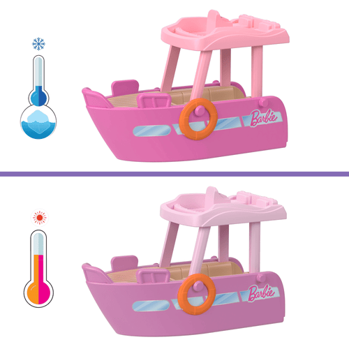 Barbie Mini BarbieLand Veículo para Boneca Iate Dos Sonhos