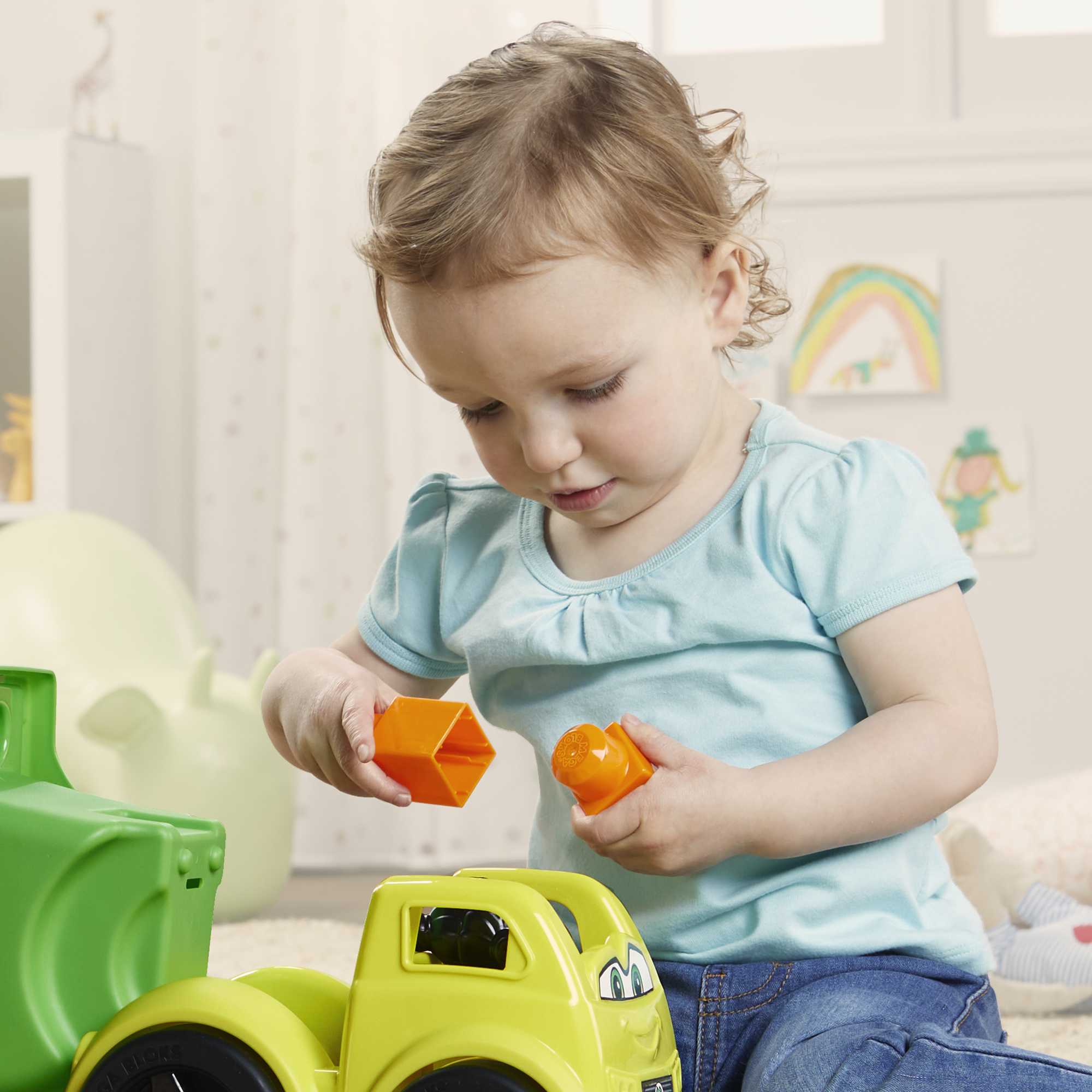 Mega Bloks Juguete de Construcción Pequeño Vehículo de Reciclado