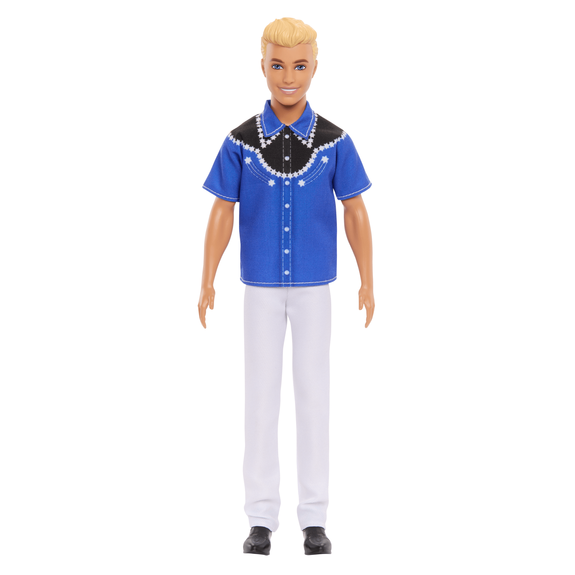 Barbie Fashionista Boneco Ken Camisa Azul e Preta